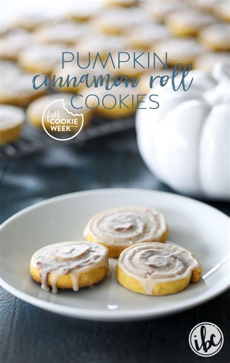 Pumpkin Cinnamon Roll Cookies Inspired By Charm Cinnamon Roll