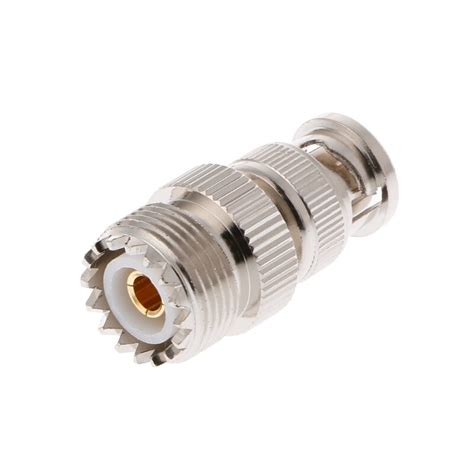 Bnc Male Plug To Uhf So Pl Female Jack Rf Coaxial Adapter Cable