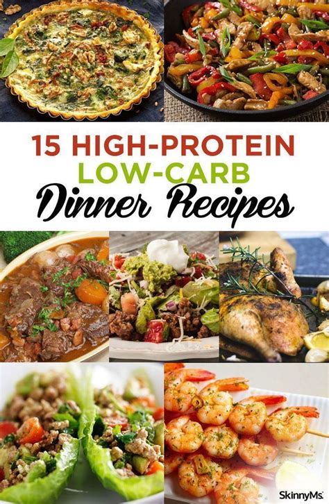 these 15 high protein low carb dinner recipes are perfect for any day of the… low carb dinner