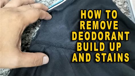 How To Remove Hard Deodorant Build Up And Stains In Clothes Travel