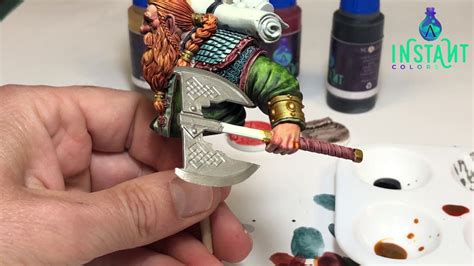 Painting A Bust With Instant Colors Part 3 Youtube