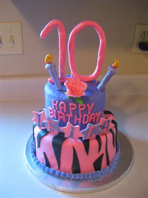 Make it all the more special by these minimalist aluminum bands are great for stacking. 10 year old's birthday cake — Children's Birthday Cakes | Types of birthday cakes, 10th birthday ...