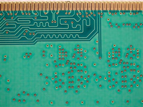 Electronic Printed Circuit Board Stock Photo Image Of Copper Printed