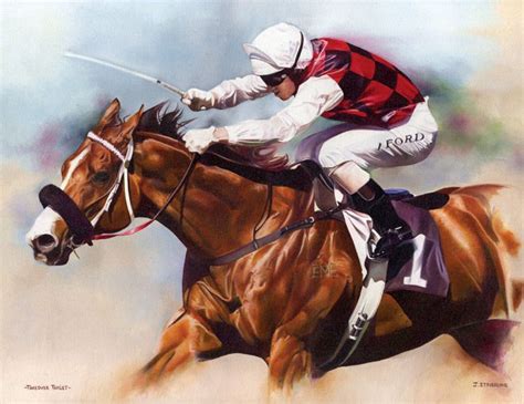 Takeover Target Painting Limited Edition Horse Racing Print By