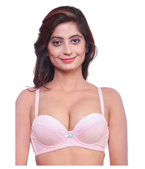 Buy Feminin Cotton Push Up Bra Pink Online At Best Prices In India