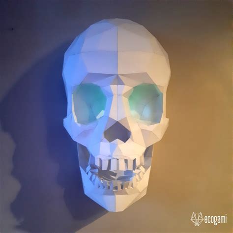 Papercraft Skull Template Punksabas