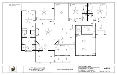 Residential Reflected Ceiling Plan Examples Shelly Lighting