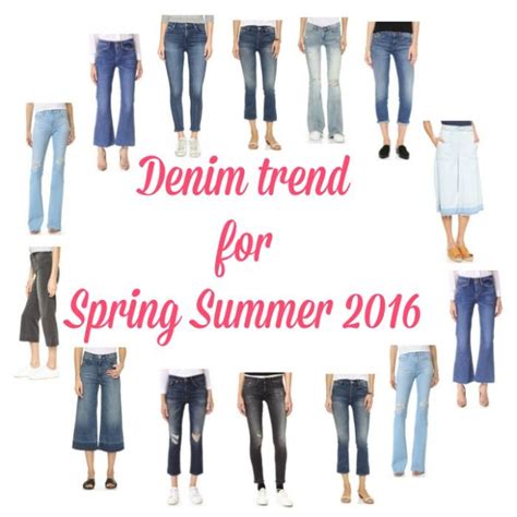 Denim Trend For Spring Summer 2016 Beauty By Miss L