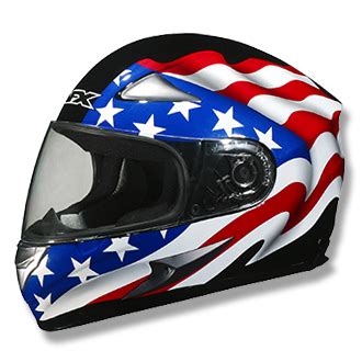You will also find seven points on ventilation on this full face helmet to. FX-90 Flag