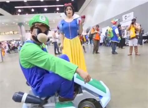 Watch Luigi Death Stare At The Anime Expo Tech Digest