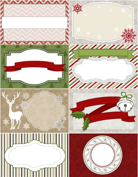 Treetop Glisten Free Christmas Labels And Digital Scrapbooking Papers