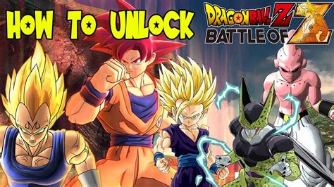 Dragon ball z 2 super battle moves list. Dragon Ball Z: Battle of Z - How To Unlock Super Saiyan God Goku, SS 2 Gohan, Perfect Cell & Kid ...