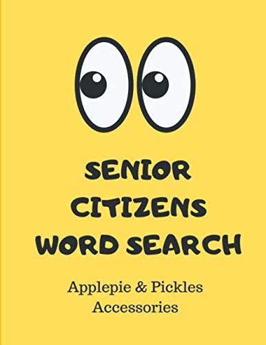 Senior Citizens Word Search Large Print Word Searches Puzzles T
