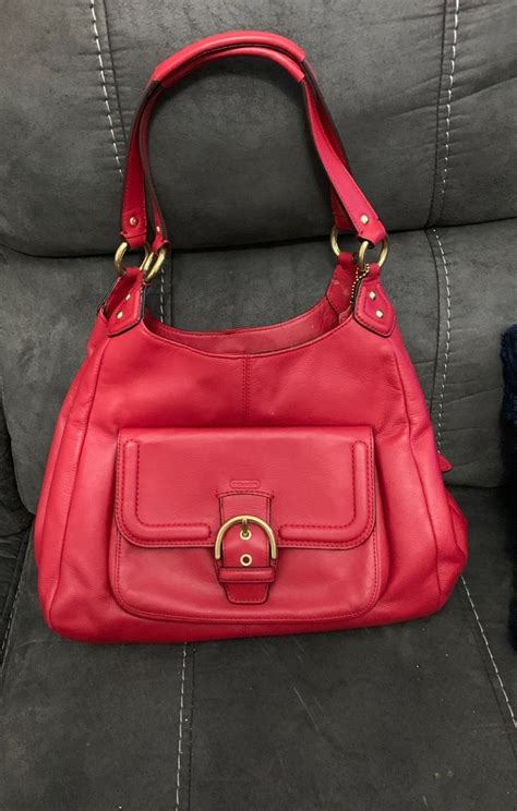 Red Coach Purse Free Shipping Gently Used Coach Purses Purses Coach