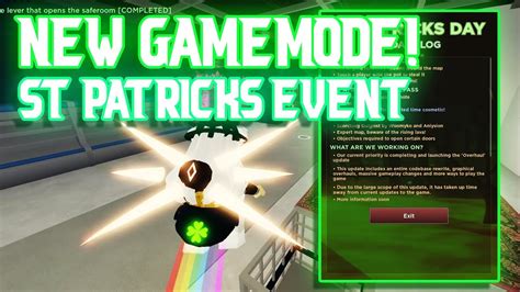 Evade New St Patricks Event Update New Gamemode Roblox Evade Youtube