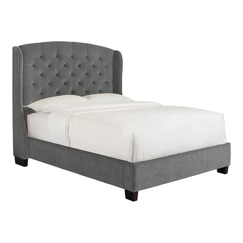 Bassett 1990 K59f Upholstered Beds Paris Arched Winged Bed