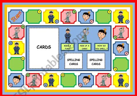 Daily Routine Board Game And Instructions Part 1 Esl