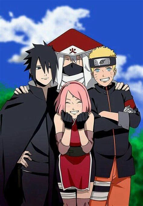 Team 7 Naruto Sasuke Sakura Naruto And Sasuke Naruto Shippuden Anime