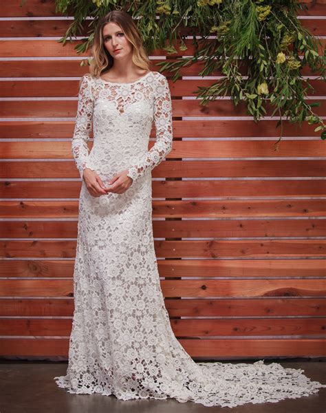 Clover Crochet Lace Boho Wedding Dress Dreamers And Lovers