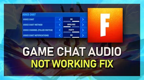 How To Fix Game Chat Audio In Fortnite Voice Chat Not Working — Tech How