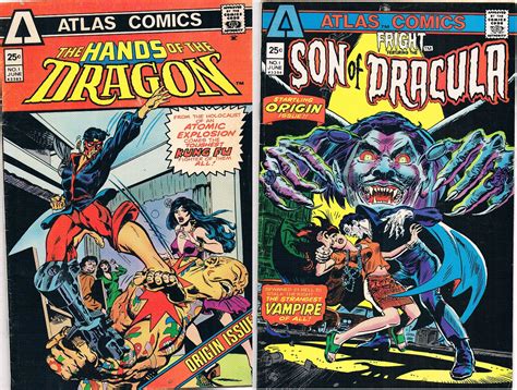 1975 Atlas Comics Hands Of The Dragon And Son Of Dracula Never Moved