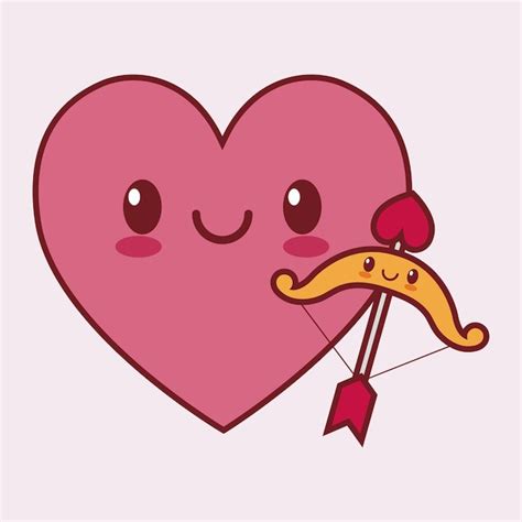 Corazón De Dibujos Animados Día De San Valentín Relacionados Con Imagen
