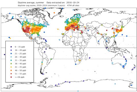 Powerful New Dataset Reveals Patterns Of Global Ozone Pollution