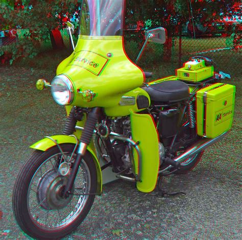 Motorsport At The Palace In Anaglyph 3d Aa Patrol Bike Mot Flickr