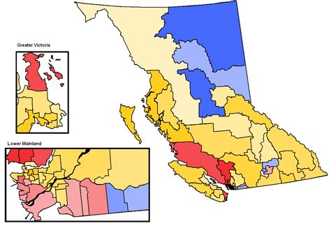 Canadian Election Atlas British Columbia Maps