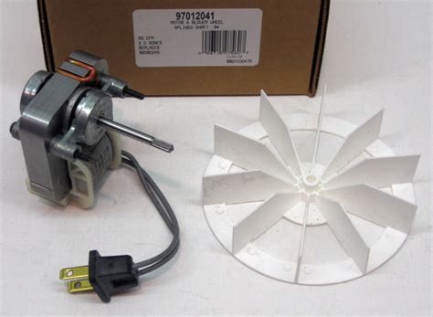 97012041 Broan Nutone Bathroom Vent Fan Motor And Wheel 50 Cfm Repl