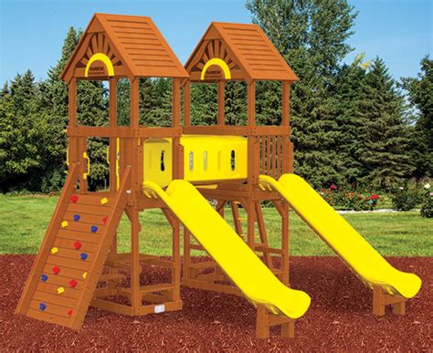 Commercial Playground Equipment Rainbow Play Village