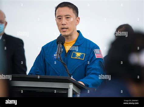 Nasa Backup Astronaut Jonny Kim Speaks To Members Of The Media At The