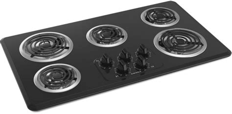 amana electric cooktop knobs inch pan side ajmadison drip