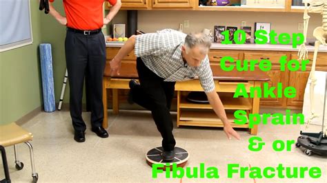 10 Step Cure For Ankle Sprain And Or Fibula Fracture Exercises And Rehab