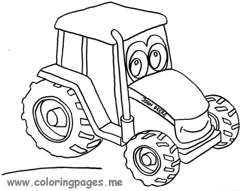 John Deere Tractor Coloring Pages To Print at GetColorings.com | Free