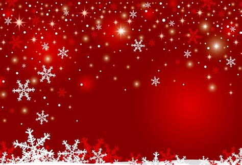 Laeacco Christmas Backgrounds For Photography Shiny Star Snowflake Red