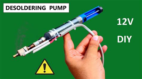 How To Make V W Electric Desoldering Pump From Manual Soldering Pump Diy Youtube