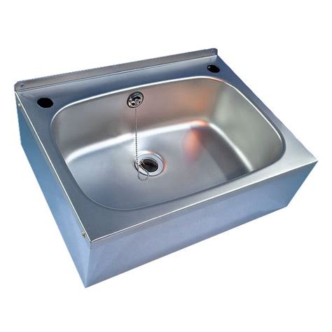 stainless steel wash basin wall hung