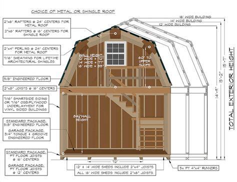 Tuff Shed Two Story Cabin Shed Homes Farmhouse Floor Plans Gambrel Barn