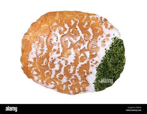 Japanese Rice Cracker With Seaweed Stock Photo Alamy