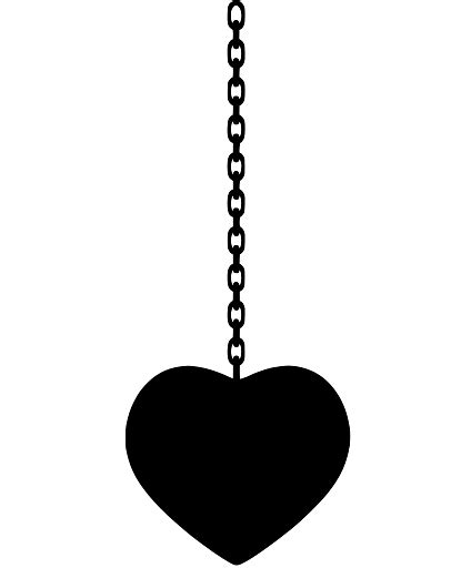 Love Heart Pendant For Necklace Transparent PNG StickPNG