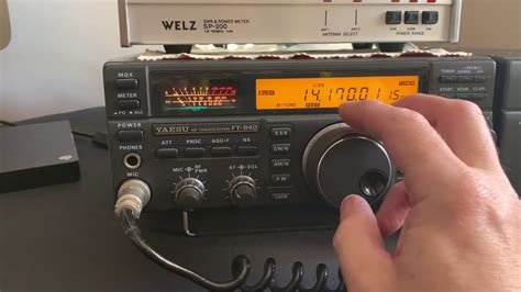 Yaesu Ft 840 Hf Transceiver And Yaesu Fc 10 Auto Antenna Tuner Video 1