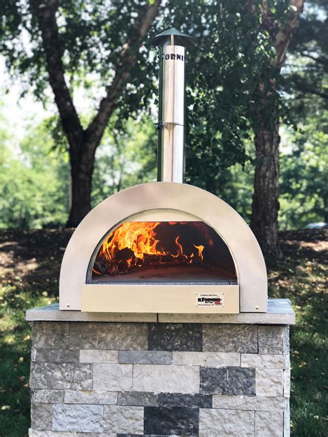 F Series Mini Professional Stainless Steel Wood Fired Pizza Oven
