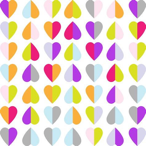71 Colorful Hearts Wallpaper On Wallpapersafari