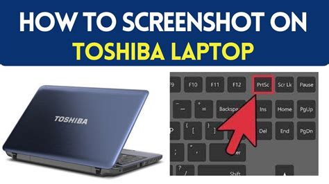 How To Screenshot On Toshiba Laptop Techy Door Youtube