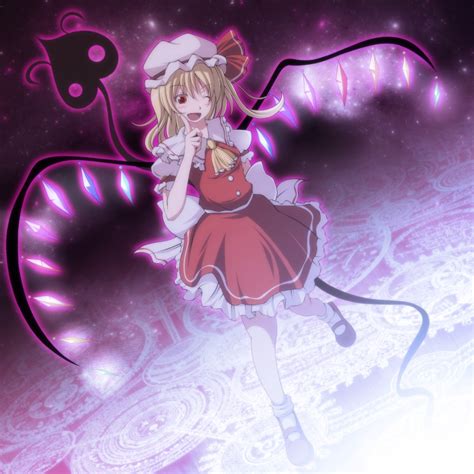 Tsukishiro Saika Flandre Scarlet Embodiment Of Scarlet Devil Touhou Bad Id Bad Pixiv Id