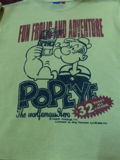 Vintage Vintage Popeye The Sailorman Sweatshirt Grailed