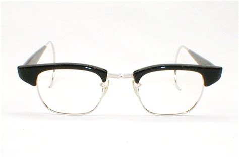 Mens Vintage Combination G Man Eyeglasses Nusir Grey