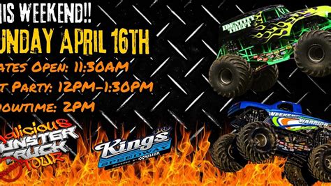 The Malicious Monster Truck Tour Visits Kings Speedway Powered By