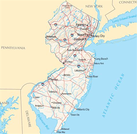 News Tourism World Map Of New Jersey Country Pics